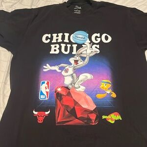 Diamond Supply Co. x NBA x Space Jam x Chicago Bulls t shirt